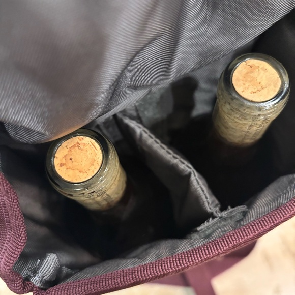5.11 Tactical Wine / Bottle Carrier Bag - Two-Compartment - Maroon - Picture 7 of 7